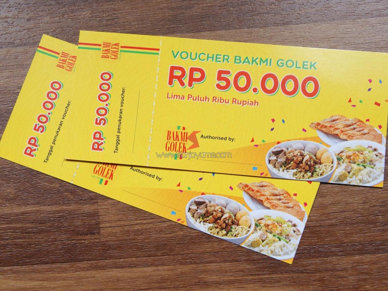 Voucher Bakmi Golek